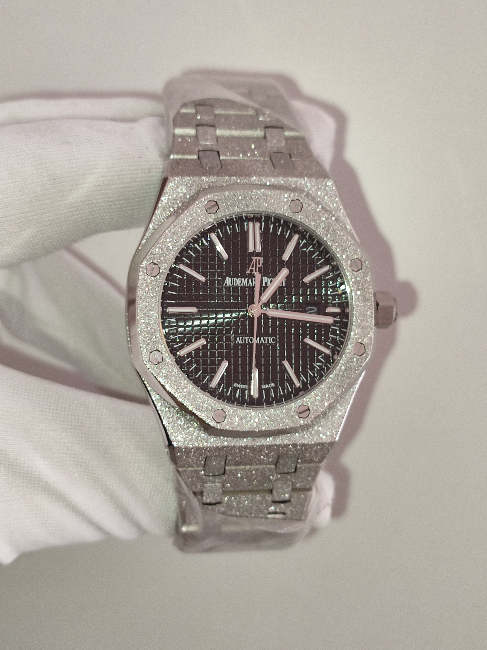 Royal Oak Frosted Black Dial