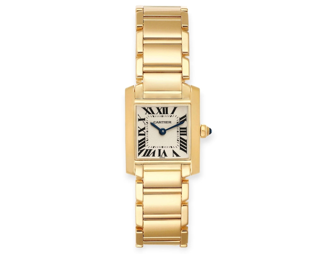 Tank Francaise Yellow Gold Gold Quartz Ladies Watch