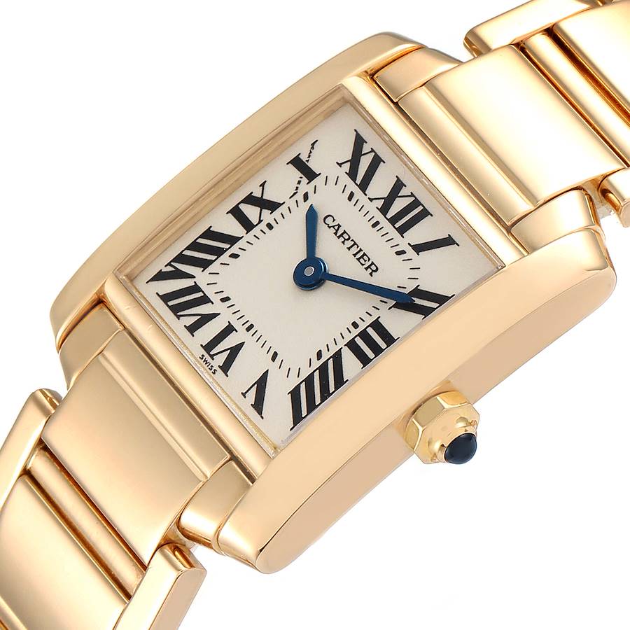 Tank Francaise Yellow Gold Gold Quartz Ladies Watch