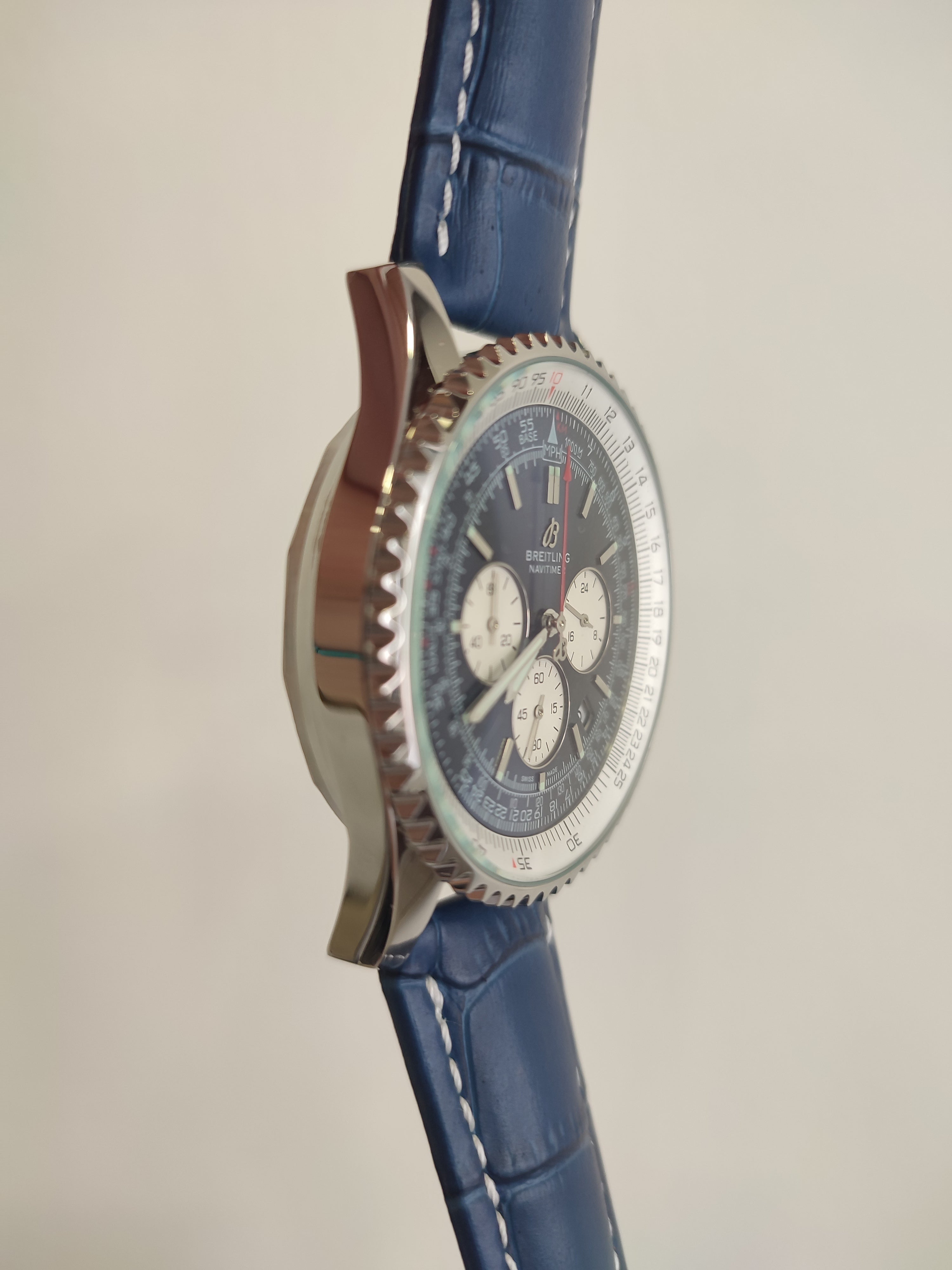 Navitimer blue dial