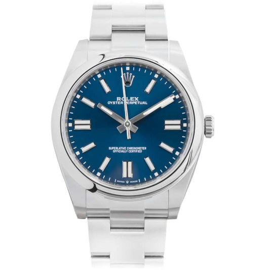 Perpetual Oyster Blue Dial
